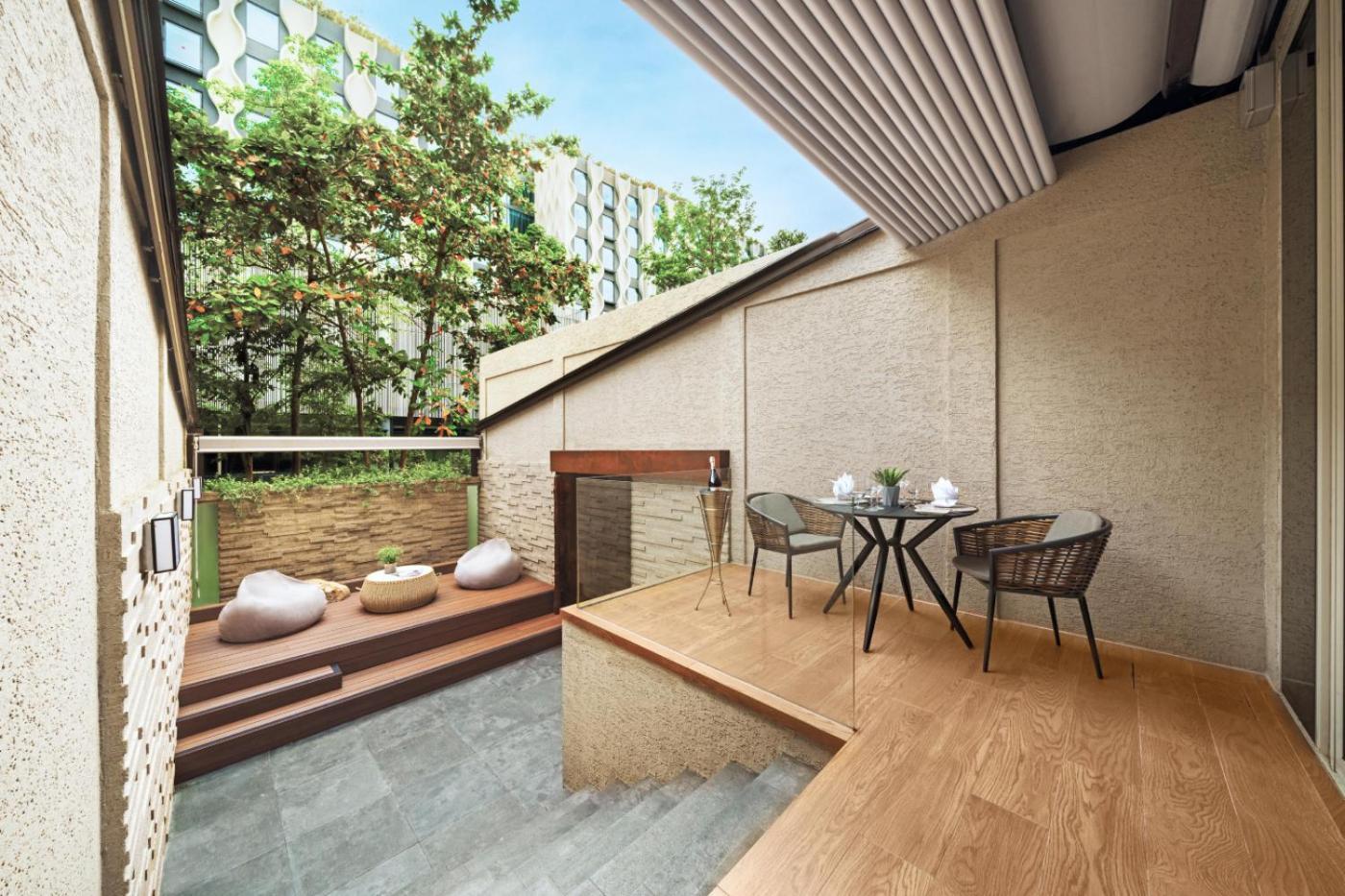 Oasia Resort Sentosa By Far East Hospitality Singapur Exterior foto The interior of a typical apartment at The Park